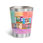 WE THE BEST MUZIKA in RWANDAのWe The Best Muzika ロゴ ～デニゼ バージョン～ Thermo Tumbler