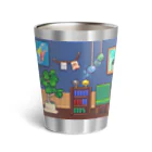 にく、ましましで。の部屋ドット絵 Thermo Tumbler