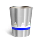 HonNeのゆきだるま　ブルー Thermo Tumbler