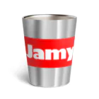 JamyJamyStudioのJamyJamyStudio公式ロゴアイテム Thermo Tumbler