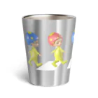 Gogotrainのキノコちゃん　xing　Ver.２ Thermo Tumbler