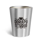 『ドラゴンポーカー』期間限定ショップのドラポスタジオサーモタンブラー(ロゴ黒) Thermo Tumbler