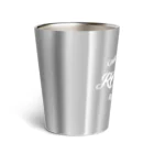 中前議晴 ROOTSのROOTSロゴ ホワイト Thermo Tumbler