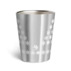 イラスト MONYAAT のCT75あひるのおひるさんのスキーE*ブラウン Thermo Tumbler