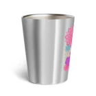 sandy-mのレースのお花畑 トロピカルカラー Thermo Tumbler