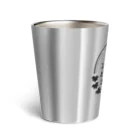 山賊ぶどうの山賊ぶどうロゴ黒 Thermo Tumbler