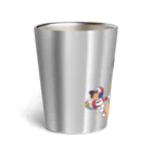 バッファ君  goods【近鉄バファローズ／1976-1996】のバッファ君 【新】クレパス／投・打 Thermo Tumbler