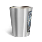 世界の絵画アートグッズのジョセフ・ステラ《ブルックリン橋》 Thermo Tumbler