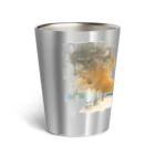 thegemishartのパリの公園 Thermo Tumbler