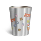 さくら いま のおみせ◎SUZURI店のふじやまゆず子◎サーモタンブラー Thermo Tumbler