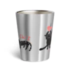 ビューン ワークスの黒猫ちぃさん Thermo Tumbler