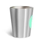 CORONET70のサークルa・ペパーミント・白・ 赤 Thermo Tumbler