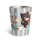 佐治の猫少年とあるトリ Thermo Tumbler