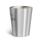 何屋未来 / なにやみらいの通ってないから通る 黒文字 Thermo Tumbler