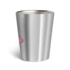 ピンクうさぎと。のクールなピンクうさぎ Thermo Tumbler