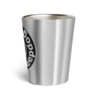 こてつ日誌のお座りシェルティ【ロゴ風】 Thermo Tumbler