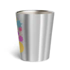 sandy-mのレースのお花畑 トロピカルカラー Thermo Tumbler