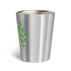 犬グッズの店しえるぶるーのコーギー　シロツメクサのリース Thermo Tumbler