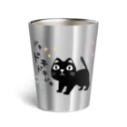 イラスト MONYAAT のCT120 やみねこ、ろっぽのドキドキAbg Thermo Tumbler