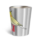 ゴロニャーのダサT屋さんのオカメインコ　#cockatiel Thermo Tumbler