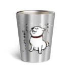 真希ナルセ（マキナル）の仕事すっかな〜（復刻版デザイン／白柴） Thermo Tumbler