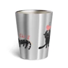 ビューン ワークスの黒猫ちぃさん Thermo Tumbler