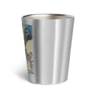 世界の絵画アートグッズのカイ・ニールセン「フェリシアまたは撫子の鉢」挿絵 Thermo Tumbler