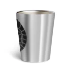 Ａ’ｚｗｏｒｋＳの下がり藤に髑髏 黒（オリジナル家紋シリーズ） Thermo Tumbler