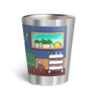 にく、ましましで。の部屋ドット絵 Thermo Tumbler