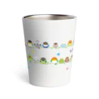 クミコのおみせ ＊PEEP CHUCHU＊のインコたちとコーヒータイム Thermo Tumbler