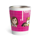 riona_chのサーモタンブラー - ピンク Thermo Tumbler