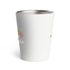 ミニマムユニヴァース@SUZURIのデビねこくんとデビねずちゃん タンブラー 風船 Thermo Tumbler