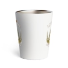 “すずめのおみせ” SUZURI店のおにぎりと飲んでください Thermo Tumbler