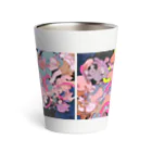 MARU AKARIのくまとワルツしてるガールズ Thermo Tumbler