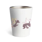 ☆弥＠怪我猫×2保護中のプロレスにゃんこ Thermo Tumbler