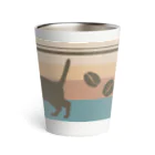 ねこや Ryoko -猫屋 りょうこ-のねこ　コーヒー豆との時間 Thermo Tumbler