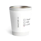 pluie et toi の紅茶派ですのよ、オホホ - white ver. Thermo Tumbler