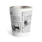 Bunjoのねこと窓際の女の子 Thermo Tumbler