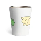 とろみついものすなねこさん と さぼてんず Thermo Tumbler