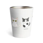 しましまねこ屋の6cats parade Thermo Tumbler