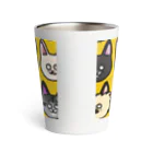 絵描きのunicoのねこのかお Thermo Tumbler