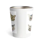 ヒカリタケウチのひげのながいねこ Thermo Tumbler