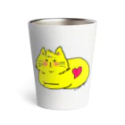 WataMayuroom☆の黄色い猫さん Thermo Tumbler