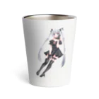 雨水ふみの白髪ちゃん Thermo Tumbler