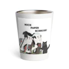 keeeeeep smilingのチョキを習得した猫 Thermo Tumbler