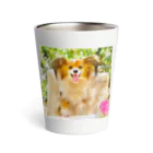 クリアスペットのisaac_dogstagram Thermo Tumbler