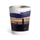 えびたろの札幌の夕日 Thermo Tumbler