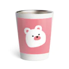 ゆるゆるイラストです。のももいろのくまさん。 Thermo Tumbler