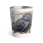 パート主婦しずかのオリジナルイラストグッズのカラスのハッピー Thermo Tumbler