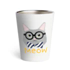 mayon's animal shopのめがねこさん Thermo Tumbler